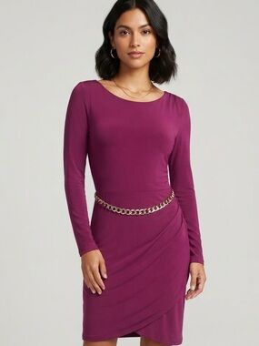 Halogen Magenta Dress